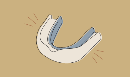 Custom mouthguard providing comfort and protection during orthodontic care.